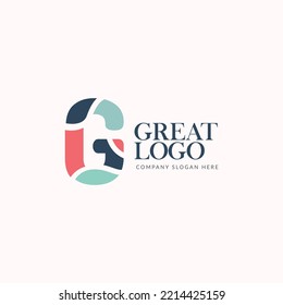 minimalist typographic abstract vector design and icons