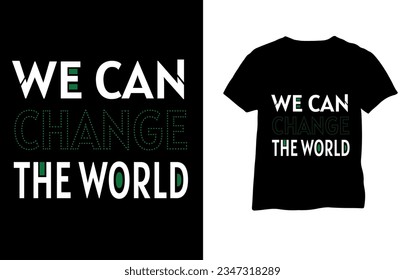  Minimalist typography t shirt design 
