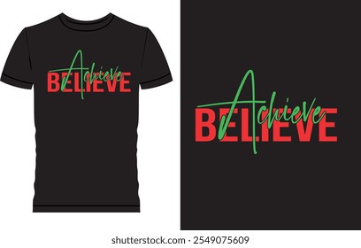 Minimalist typography t shirt design