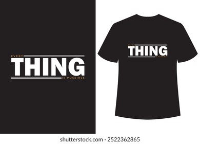  Minimalist Typography T-Shirt Design, T-Shirt Design,  Minimalist Design ,Typography Design,