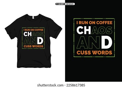 Minimalist typography t-shirt design and Inspirational quotes lettering style trendy modern typography design background banner design for print