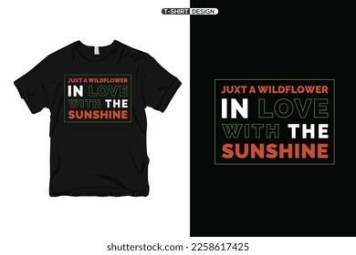 Minimalist typography t-shirt design and Inspirational quotes lettering style trendy modern typography design background banner design for print