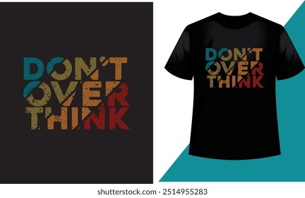 Minimalist Typography T-shirt Print Design vector illustration
