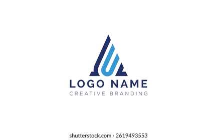Logotipo U minimalista para identidade e marca.
