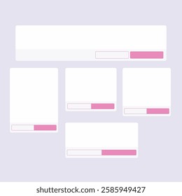 Minimalist UI Dialog Box With Pink Button