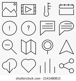 Minimalistische Benutzeroberflächen-Icon-Einstellung. (schwarze Fassung). Einfache moderne minimale, flache, solide, monochrome, schlichte, moderne Einrichtung. Vektorgrafik von Web-Design-Elementen im Internet in eps. Zeilensymbol.