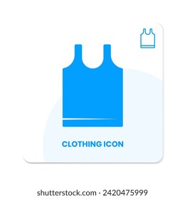 minimalist undershirt perfect icon design