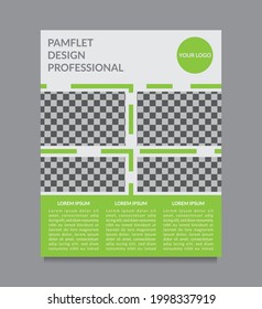minimalist and unique flyer design