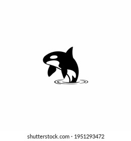 Minimalist unique Whale Killer logo design, perfect for entertainment, 
investments and many creative business company.