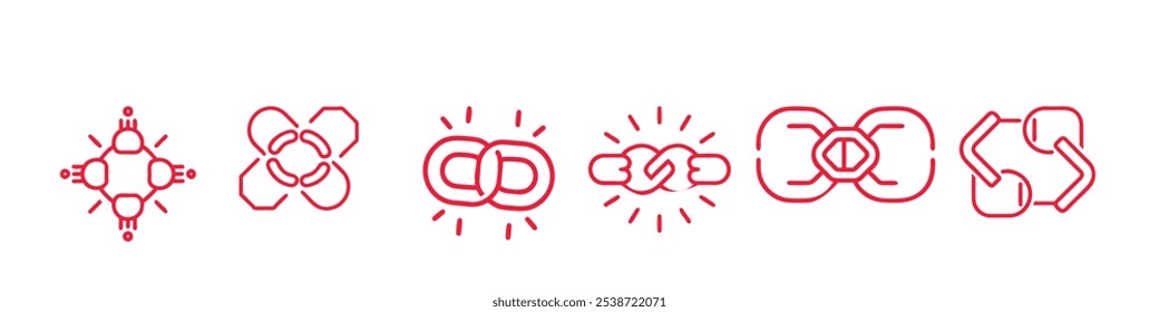 Minimalistische United Line Drawing Vektorgrafik Elegante Umrisskunst für Design und Dekoration