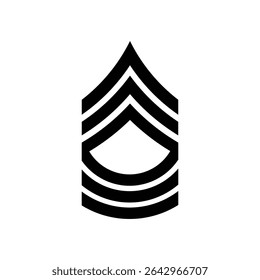 Símbolo minimalista da linha de veteranos do Exército dos EUA