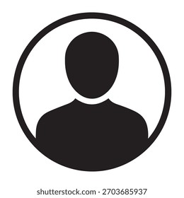 Minimalista Perfil de usuario Avatar Icon Vector