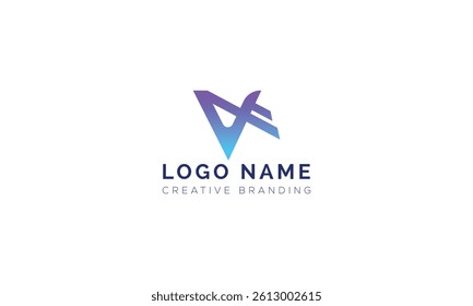 Minimalist V Logo for Branding and Identity.