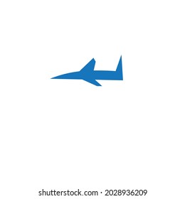 minimalist or vector airplane logo or clipart