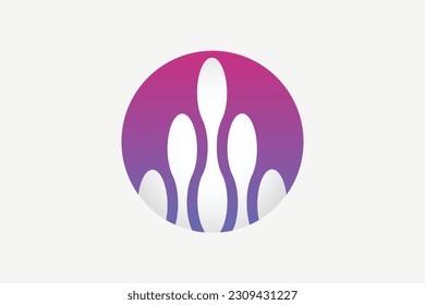 Diseño de icono de flecha de vector minimalista