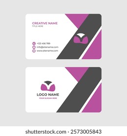 Minimalist Vector Art Business Card for Professionals