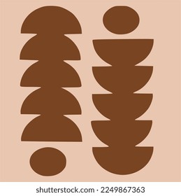 Minimalist vector art for home decor