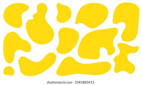 Minimalist vector art shapes set, isolated on white background, Flat Modern design, illustration Vector EPS 10 