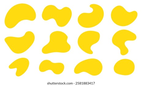 Minimalist vector art shapes set, isolated on white background, Flat Modern design, illustration Vector EPS 10 