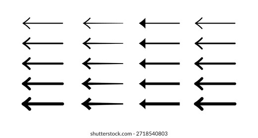 Arte vectorial minimalista, Ilustración vectorial simple, Vector establecido