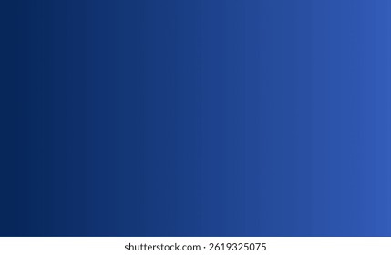 A minimalist vector background featuring a smooth vertical gradient transitioning from dark navy blue on the left to a softer royal blue on the right.