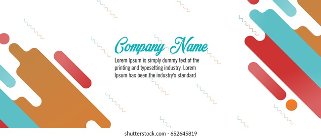 Minimalist vector background and template