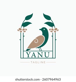 Minimalist Vector Bird Logo Clean, Flat Design for Modern Branding

