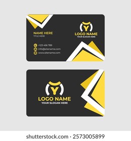 Minimalist Vector Business Card for Elegant Branding