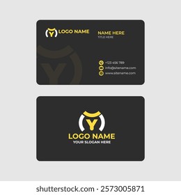 Minimalist Vector Business Card for Modern Branding