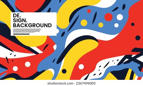 El Vector minimalista cubre el diseño. Forma abstracta genial. Plantilla de póster futurista.