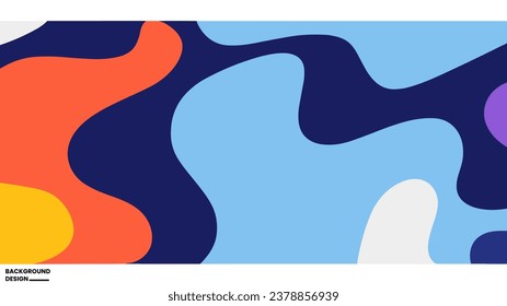 Minimalist Vector covers design. Cool abstract shape. vintage Poster template.