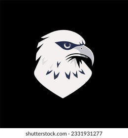 Minimalist vector of an eagle.
