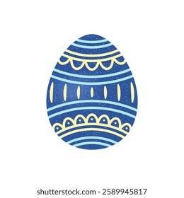 Minimalist vector Easter eggs with elegant hand-drawn patterns, suitable for invitations, wrapping paper, and website elements