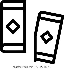 Un ícono de archivo de Vector minimalista que representa un archivo de Vector.