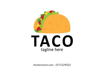 Minimalist Vector graphic of tacos. Illustration vector graphic of tacos. Perfect for menu books, posters, banners, etc.