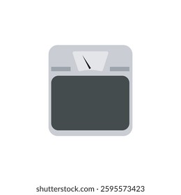 minimalist vector icon illustration of a body weight scale