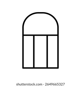 Minimalist Vector Illustration of Eraser On White Background