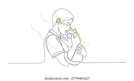 Minimalist vector illustration human