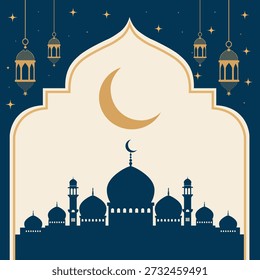 Minimalist vector illustration of a leaf isolated on transparent background Vector, illustration Ramadan poster vector Icon