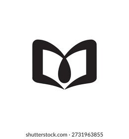 Una Ilustración vectorial minimalista de un libro abierto con un diseño simple y limpio. Ideal para proyectos educativos, literarios y de temática lectora. Este gráfico de Vector es escalable y perfecto para varios medios digitales e impresos.