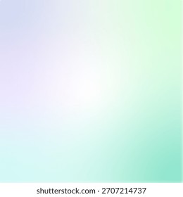 Ilustración vectorial minimalista que muestra un desvanecimiento radial verde azulado brillante y lima. Perfecto para anuncios de productos ecológicos, anuncios de spa o vibrantes imágenes de verano.