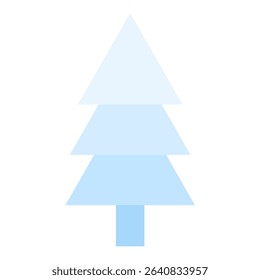 Minimalist vector illustration of a tree with clean lines and natural symmetry, perfect for eco-friendly designs, sustainability concepts, nature branding, and environmental graphics.