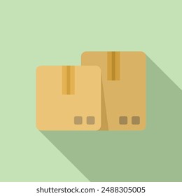 Minimalist vector illustration of two credit cards with a modern flat design on a pastel background