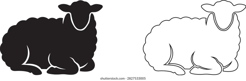 Minimalist vector illustrations depicting
