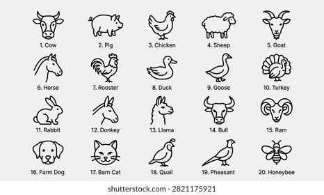 Minimalist vector illustrations twenty