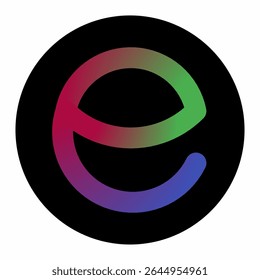Minimalist vector logo featuring the letter E in a bold and modern style. Perfect for branding, business identity, tech companies, startups, or app icons.
