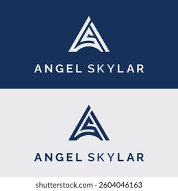 Minimalist Vector logo Geometric A Lettermark for Modern Branding