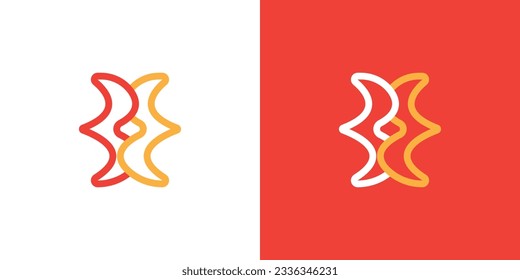 minimalist vector logo template design