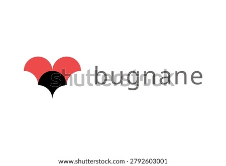 ​Modern and minimalist vector logo template featuring the brand name 