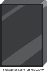 Minimalist vector of a modern smartphone design